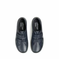 Hotter Leap II Wide Fit Blue Touch-Fastening Shoes -Hotter Shop unnamed file 1050