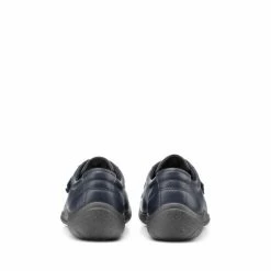 Hotter Leap II Wide Fit Blue Touch-Fastening Shoes -Hotter Shop unnamed file 1051