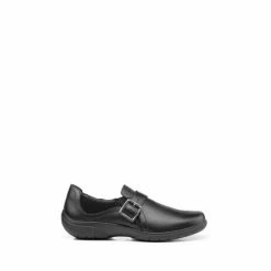 Hotter Wide Fit Spice Slip-On/Buckle Black Shoes -Hotter Shop unnamed file 1138