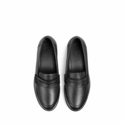 Hotter Dorset Black Slip On Shoes -Hotter Shop unnamed file 1184