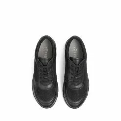 Hotter Wide Fit Cavelle Black Lace-Up Shoes -Hotter Shop unnamed file 1223