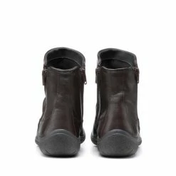 Hotter Whisper Brown Zip Fastening Boots -Hotter Shop unnamed file 1316