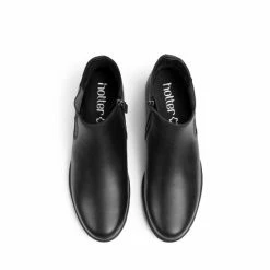 Hotter Tenby Wide Fit Black Zip-Fastening Boots -Hotter Shop unnamed file 1322