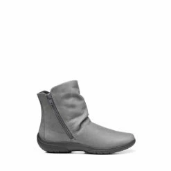 Hotter Grey Whisper Extra Wide Fit Zip Ankle Boots