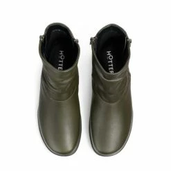 Hotter Green Whisper Wide Zip Fastening Boots -Hotter Shop unnamed file 1333