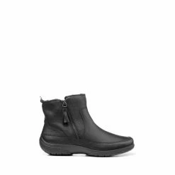 Hotter Aspen X Wide Zip-Fastening Black Boots