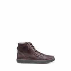 Hotter Red Rapid Lace-Up/Zip Boots