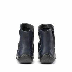 Hotter Womens Blue Whisper Zip Fastening Ankle Boots -Hotter Shop unnamed file 1408