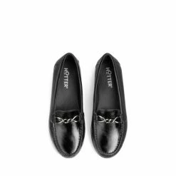 Hotter Cruiser Wide Fit Black Slip On Shoes -Hotter Shop unnamed file 147
