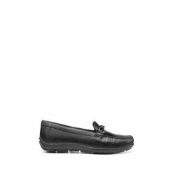 Hotter Cruiser Wide Fit Black Slip On Shoes -Hotter Shop unnamed file 148