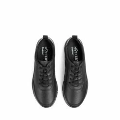 Hotter Gravity II Wide Fit Black Lace Up Shoes -Hotter Shop unnamed file 151