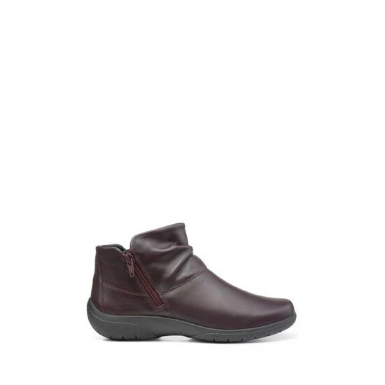 Hotter Wide Fit Red Murmur Zip-Fastening Boots 5 Hotter Wide Fit Red Murmur Zip-Fastening Boots - Image 5