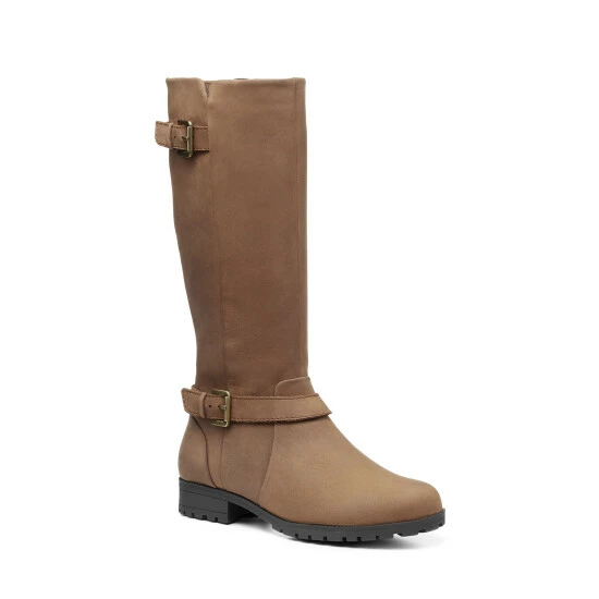 Hotter Belgravia Brown Zip-Fastening Boots 2 Hotter Belgravia Brown Zip-Fastening Boots - Image 2