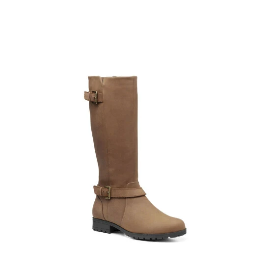 unnamed-file-1547.jpg Hotter Belgravia Wide Fit Brown Zip-Fastening Boots -Hotter Shop unnamed file 1547