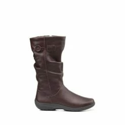 Hotter Derrymore II Brown Zip Fastening Boots 3 Hotter Derrymore II Brown Zip Fastening Boots -Hotter Shop unnamed file 1557