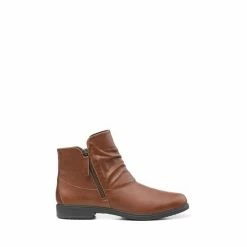 Hotter Brown Chester II Zip Fastening Boots -Hotter Shop unnamed file 1626