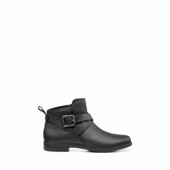 Hotter Kingsley Black Zip-Fastening Boots