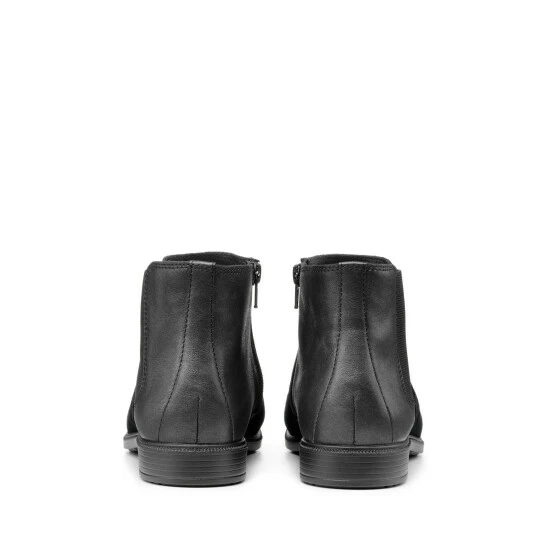Hotter Black Tenby Metallic Zip-Fastening Boots 3 Hotter Black Tenby Metallic Zip-Fastening Boots - Image 3