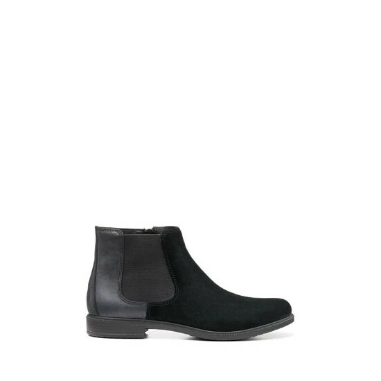Hotter Black Tenby Metallic Zip-Fastening Boots 4 Hotter Black Tenby Metallic Zip-Fastening Boots - Image 4