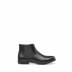 Hotter Tenby Black Zip-Fastening Boots