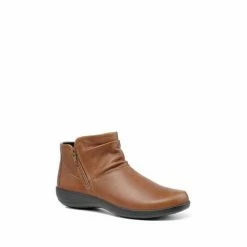 Hotter Brown Murmur Zip-Fastening Boots -Hotter Shop unnamed file 1710