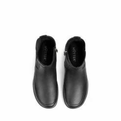 Hotter Chestnut Zip-Fastening Black Boots -Hotter Shop unnamed file 1722