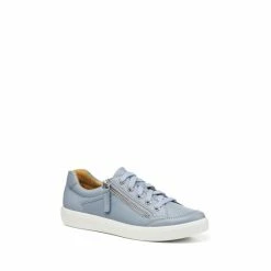 Alternative view of Hotter Blue Chase II Wide Fit Lace-Up/Zip Deck Shoes