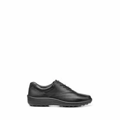 Hotter Black Tone II Wide Fit Lace-Up Full Covered Shoes -Hotter Shop unnamed file 18