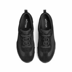Hotter Leona Black Wide Fit Lace-Up Retro Active Shoes -Hotter Shop unnamed file 1810