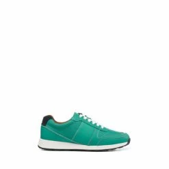 Hotter Green Jupiter II Smart Lace-Up Retro Trainers