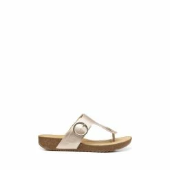 Hotter Gold Resort Toe-Post Sandals