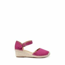 Hotter Pink Pacific Ankle Strap Wedge Sandals -Hotter Shop unnamed file 1947