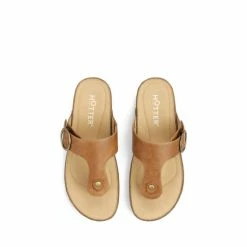 Hotter Brown Resort Toe-Post Sandals -Hotter Shop unnamed file 1960