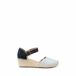 Hotter Blue Pacific Ankle Strap Wedge Sandals