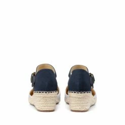 Hotter Blue Pacific Ankle Strap Wedge Sandals -Hotter Shop unnamed file 1970