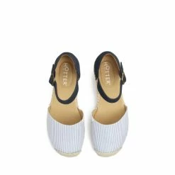 Hotter Blue Pacific Ankle Strap Wedge Sandals -Hotter Shop unnamed file 1971