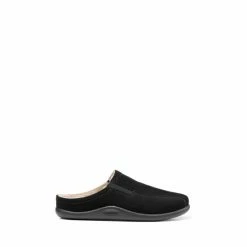 Hotter Slide Black Slip-On Slippers