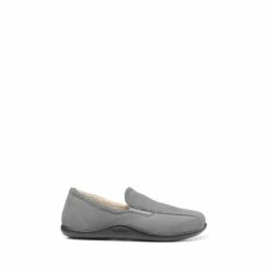 Hotter Relax Grey Slip-On Slippers