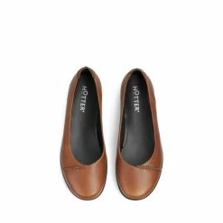 Hotter Robyn II Wide Fit Tan Slip-On Shoes -Hotter Shop unnamed file 227