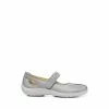 Hotter Grey Shake Touch-Fastening Mary Jane Shoes