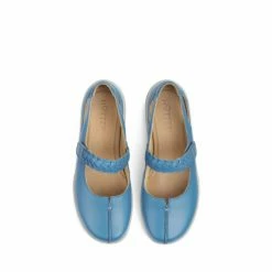 Hotter Blue Shake Wide Fit Touch-Close Mary Jane Shoes -Hotter Shop unnamed file 275