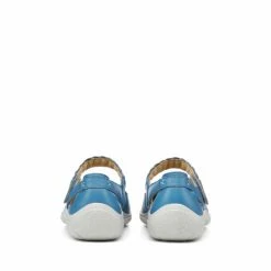 Hotter Blue Shake Wide Fit Touch-Close Mary Jane Shoes -Hotter Shop unnamed file 276