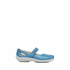 Hotter Blue Shake Wide Fit Touch-Close Mary Jane Shoes -Hotter Shop unnamed file 277