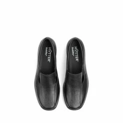Hotter Calypso II Wide Fit Black Slip On Shoes -Hotter Shop unnamed file 314