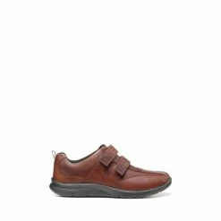 Hotter Brown Energise Touch Fastening Shoes