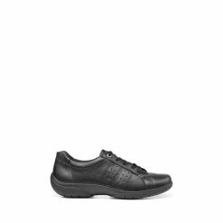 Hotter Fearne II Wide Fit Black Lace Up Shoes -Hotter Shop unnamed file 349