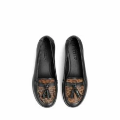 Hotter Wide Fit Alice Black Slip-On Shoes -Hotter Shop unnamed file 388