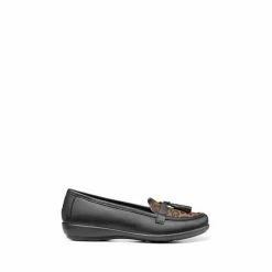 Hotter Wide Fit Alice Black Slip-On Shoes -Hotter Shop unnamed file 390