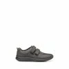 Hotter Grey Energise Touch Fastening Shoes