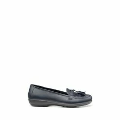 Hotter Alice Navy Blue Slip-On Shoes